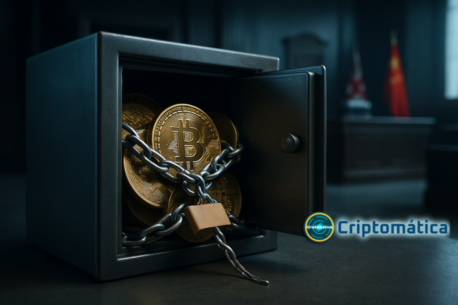 China busca incautar 61.800 bitcoins en Reino Unido por fraude de 5.700 millones